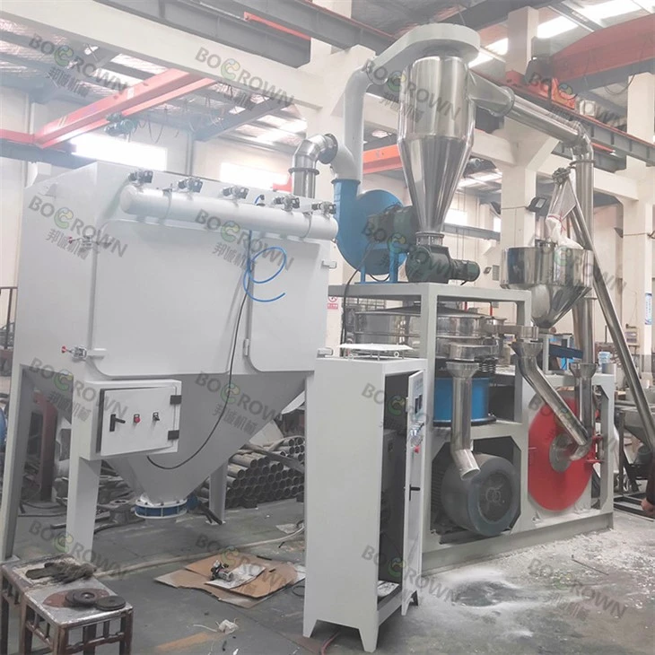 Dust-free pulverizer